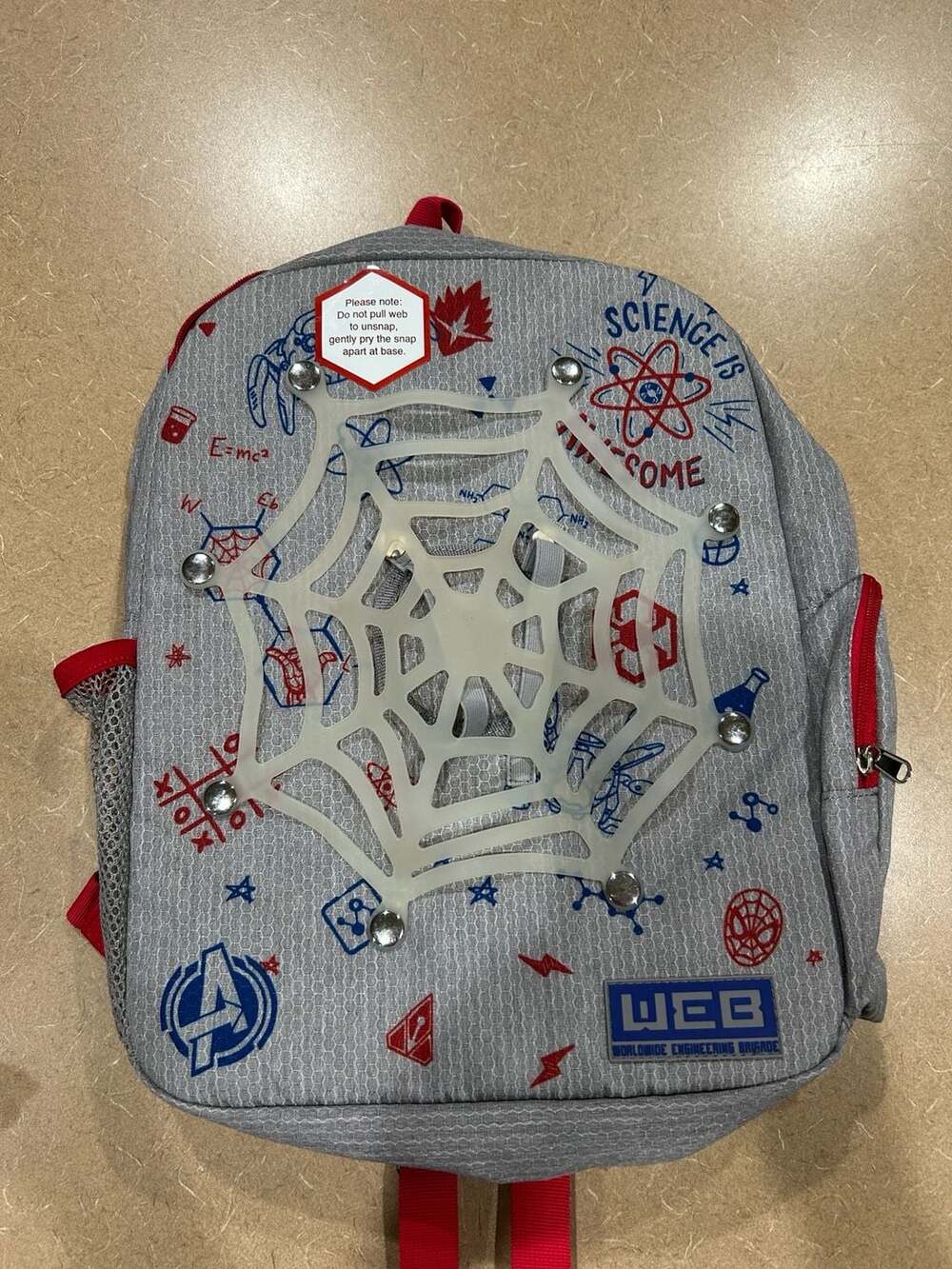Disney Parks Marvel Avengers Campus Spider-Man Web Engineering Brigade Backpack